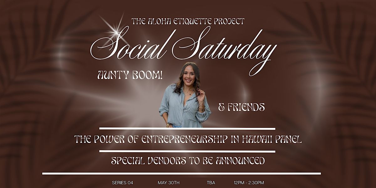 Series 4: The power of Entrepreneurship in Hawaii Panel