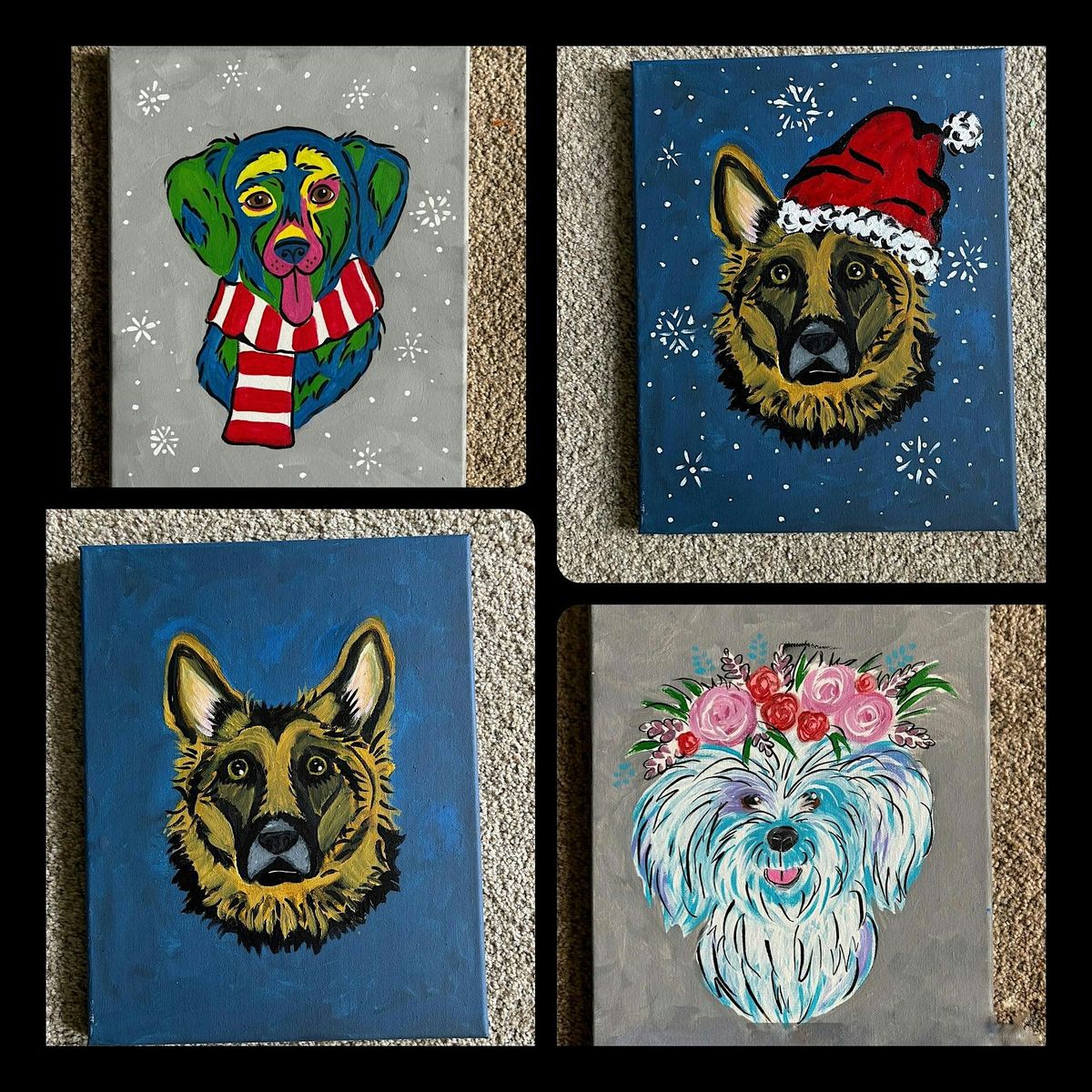 Pet Portrait Paint Night