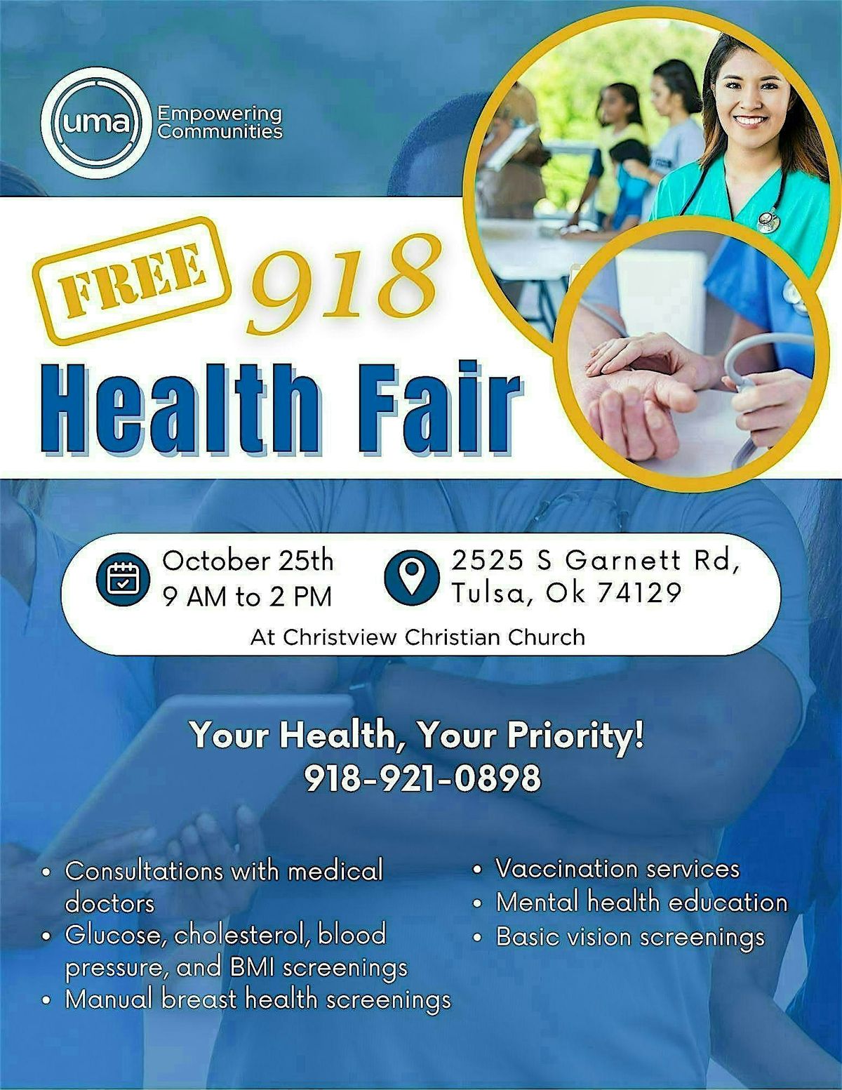 918 Health Fair | Vendor & Sponsor Registration