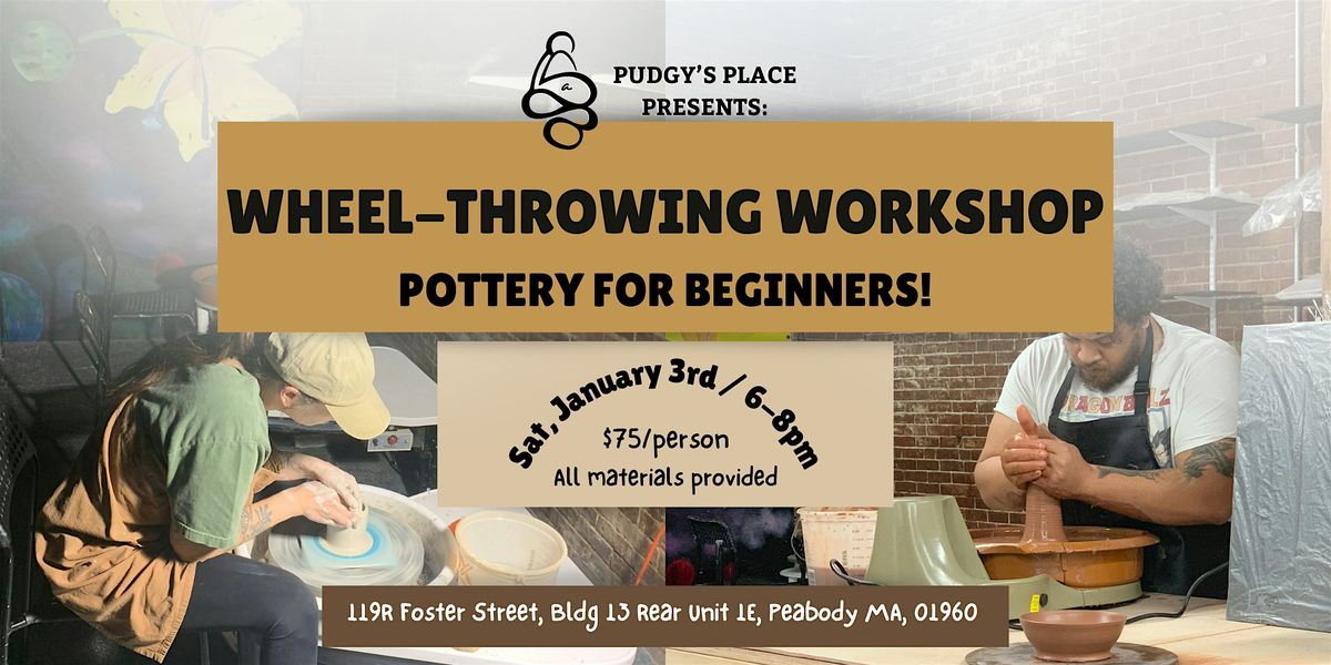 Pottery Workshop - Wheel Throwing! (1\/3; 6-8pm) Fun Art Night!