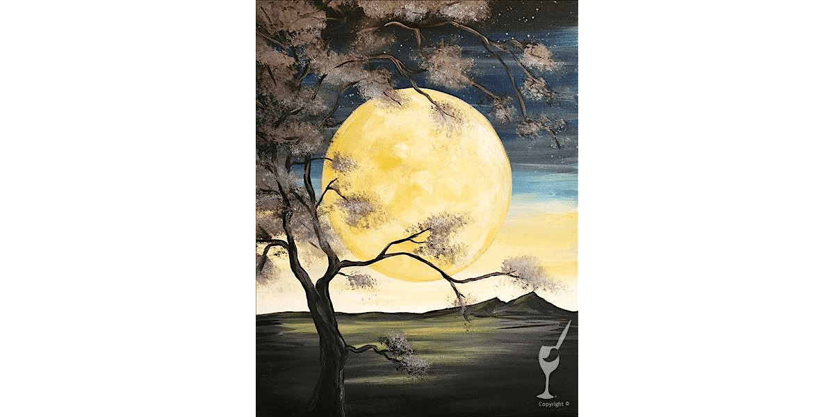 Moon Over the Plains - Paint and Sip in San Antonio | Classpop!\u2122