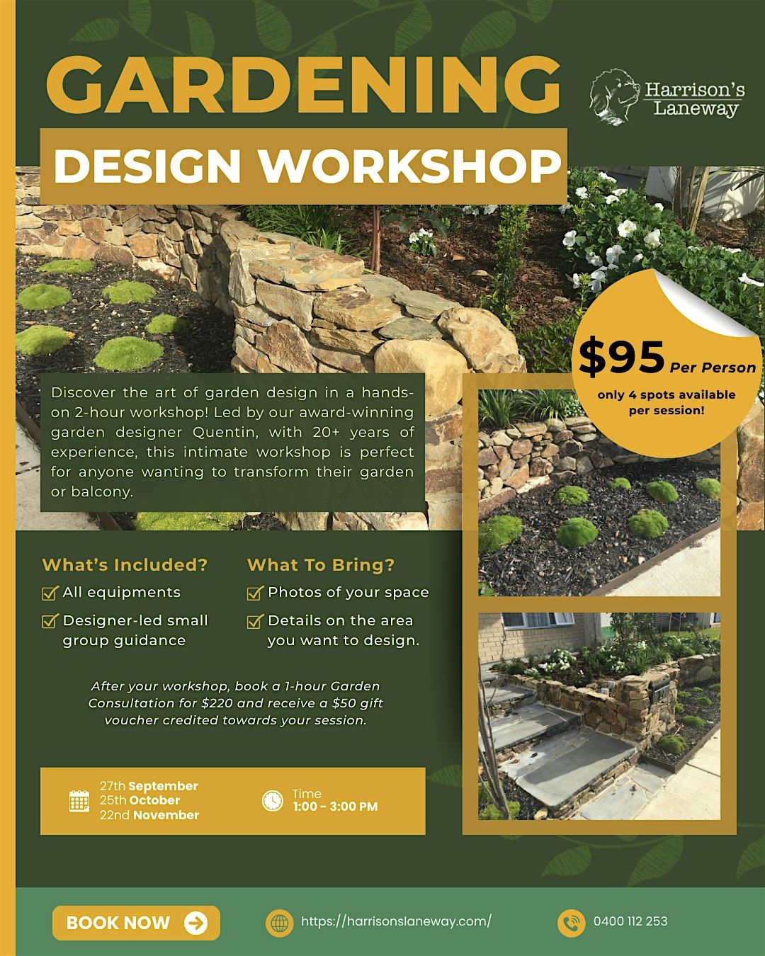 Garden Design Workshop with Award-Winning Designer Quentin