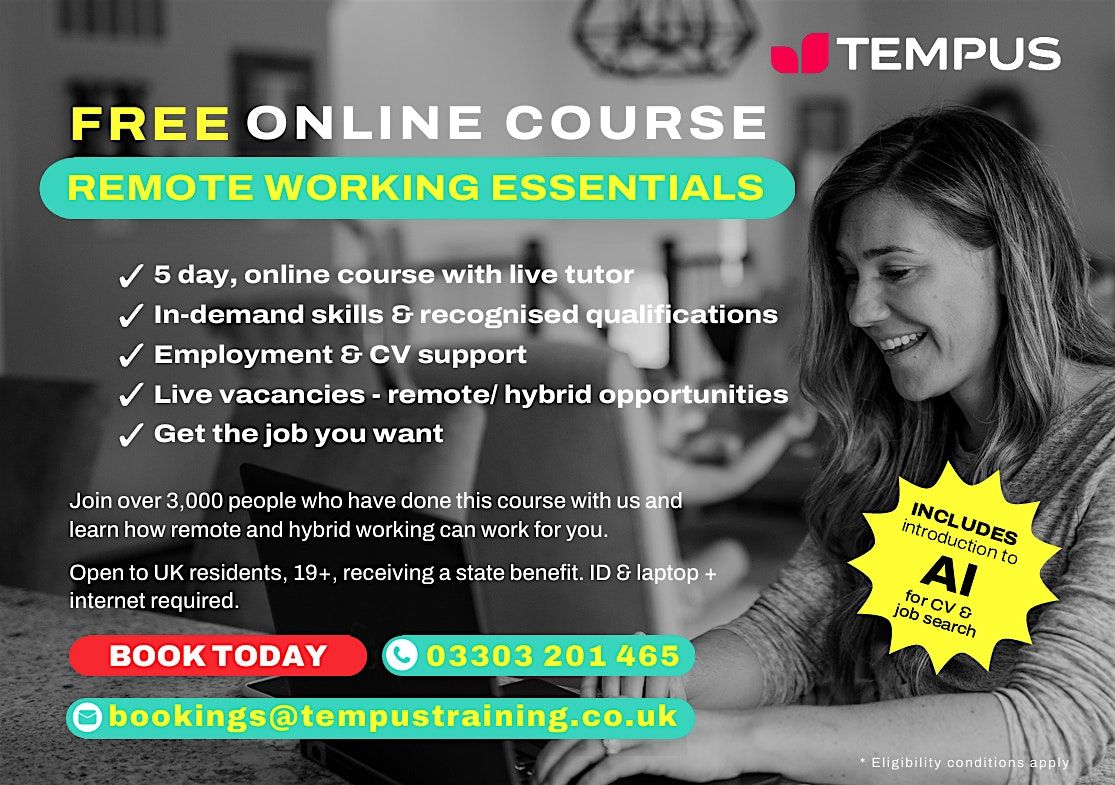 Remote & Hybrid Working Essentials Programme - Swadlincote