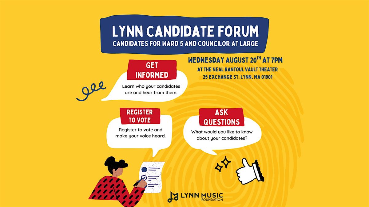 Lynn Candidate Forum: Candidates for Ward 5 and Councilor at Large