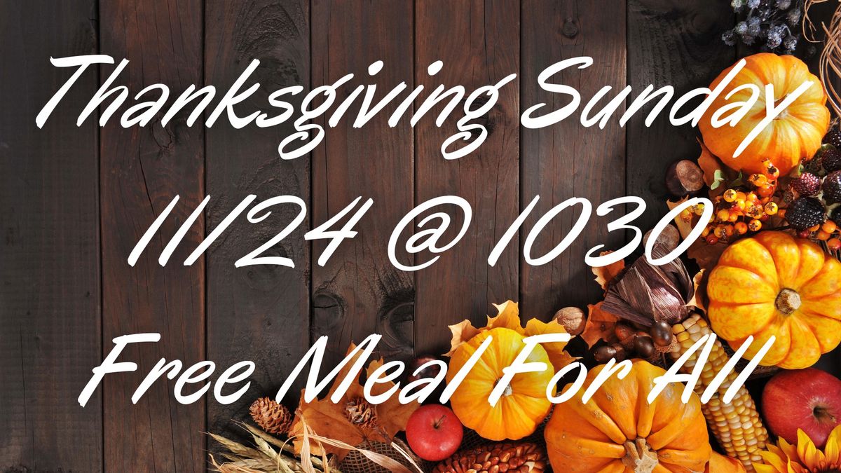 Thanksgiving Sunday | Livestream Worship