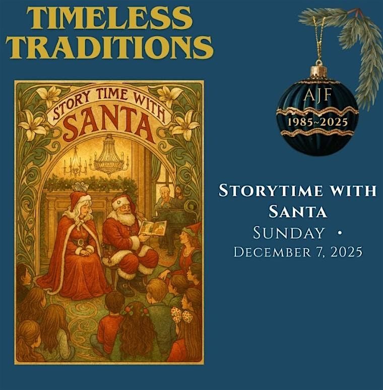 Christmas at The Caswell House:  Storytime with Santa - 12:30pm or 3:30pm