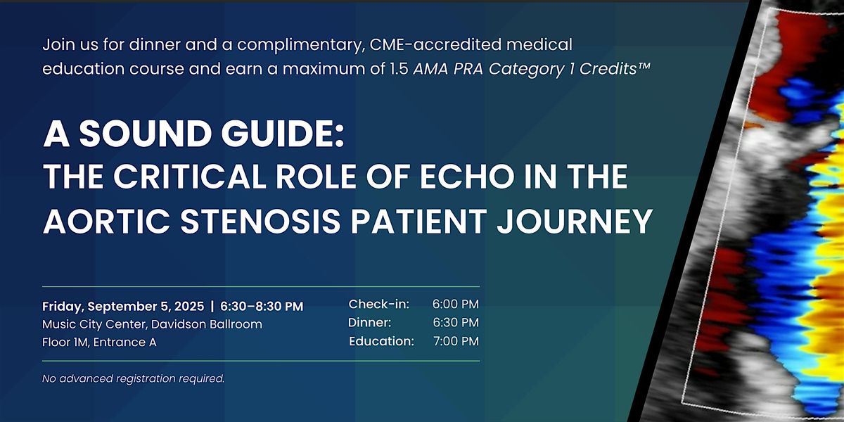 A Sound Guide: The Critical Role of Echo in the AS Patient Journey