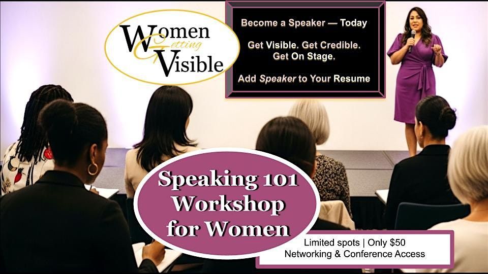 From Workshop to Stage: Become a Speaker in a Day