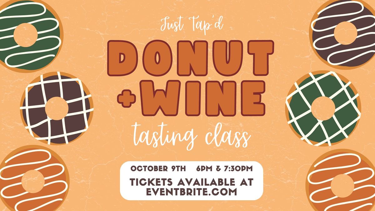 Donut + Wine Tasting Class