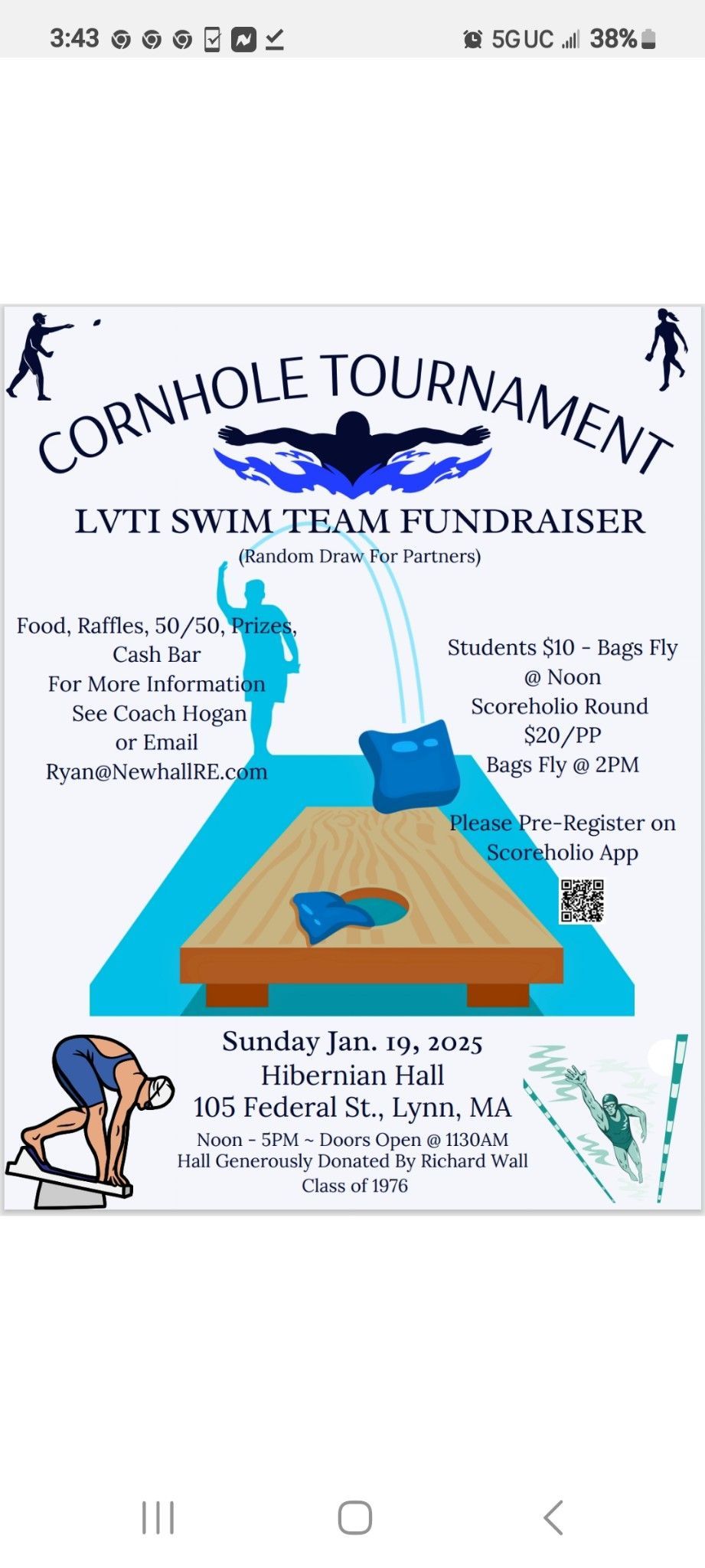 LVTI Swim Team Fundraiser 