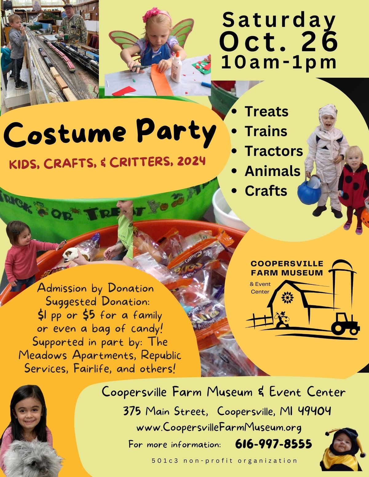 Coopersville Costume Party and Indoor Trick or Treating