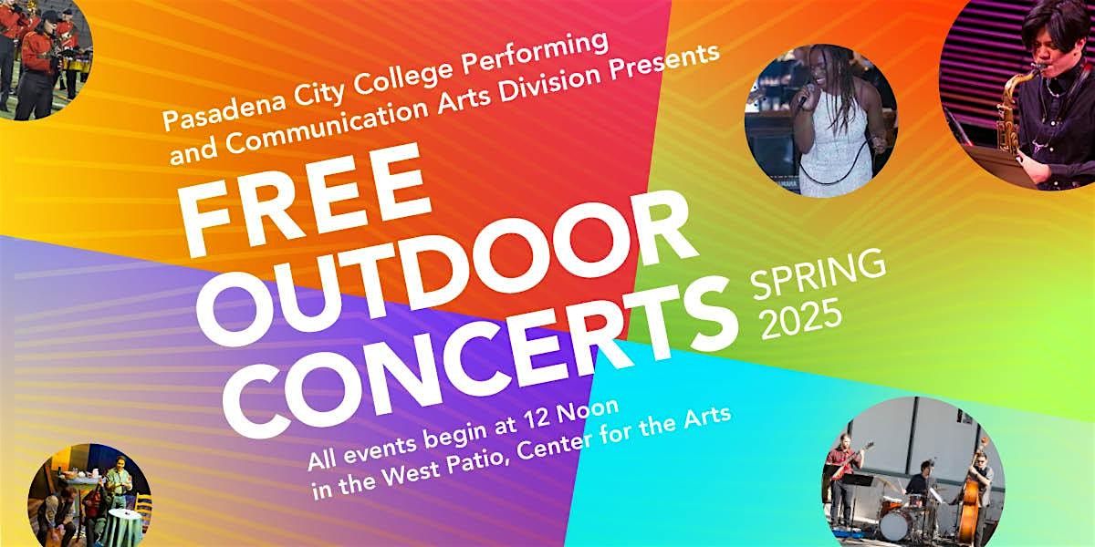 Free Outdoor Concert Series - West Patio (Center for the Arts) Spring 2025