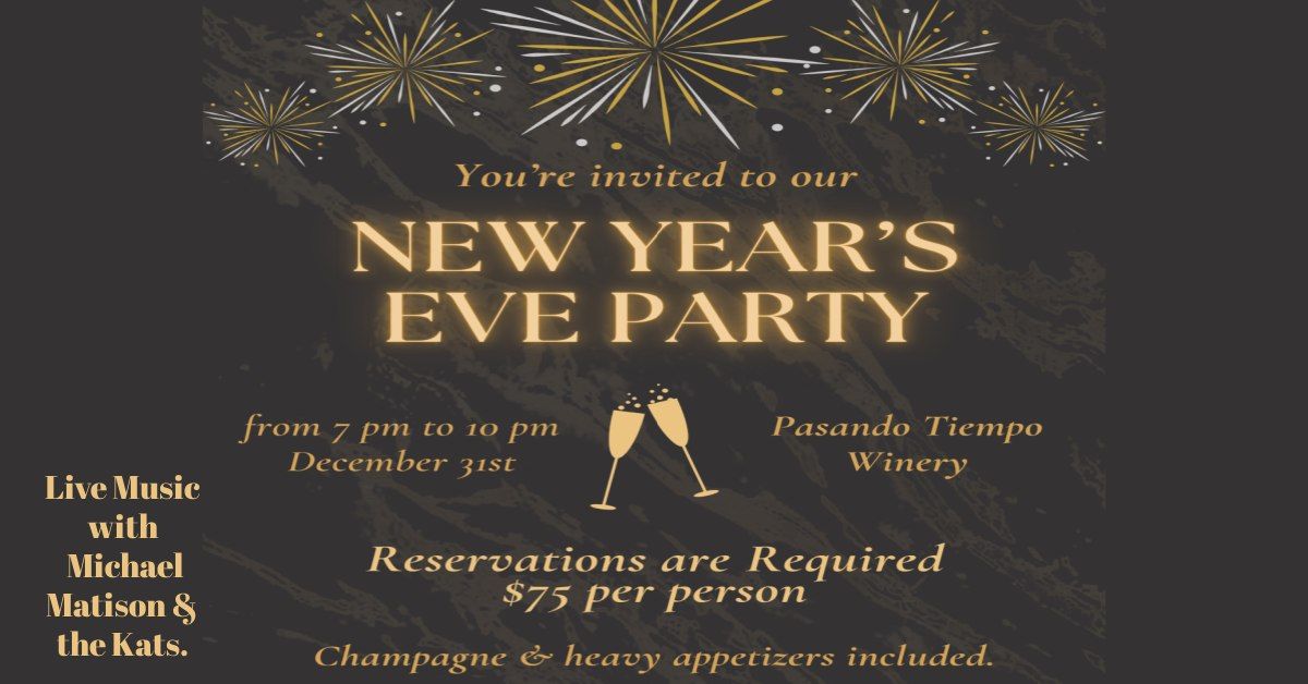 New Year's Eve Party at the Winery