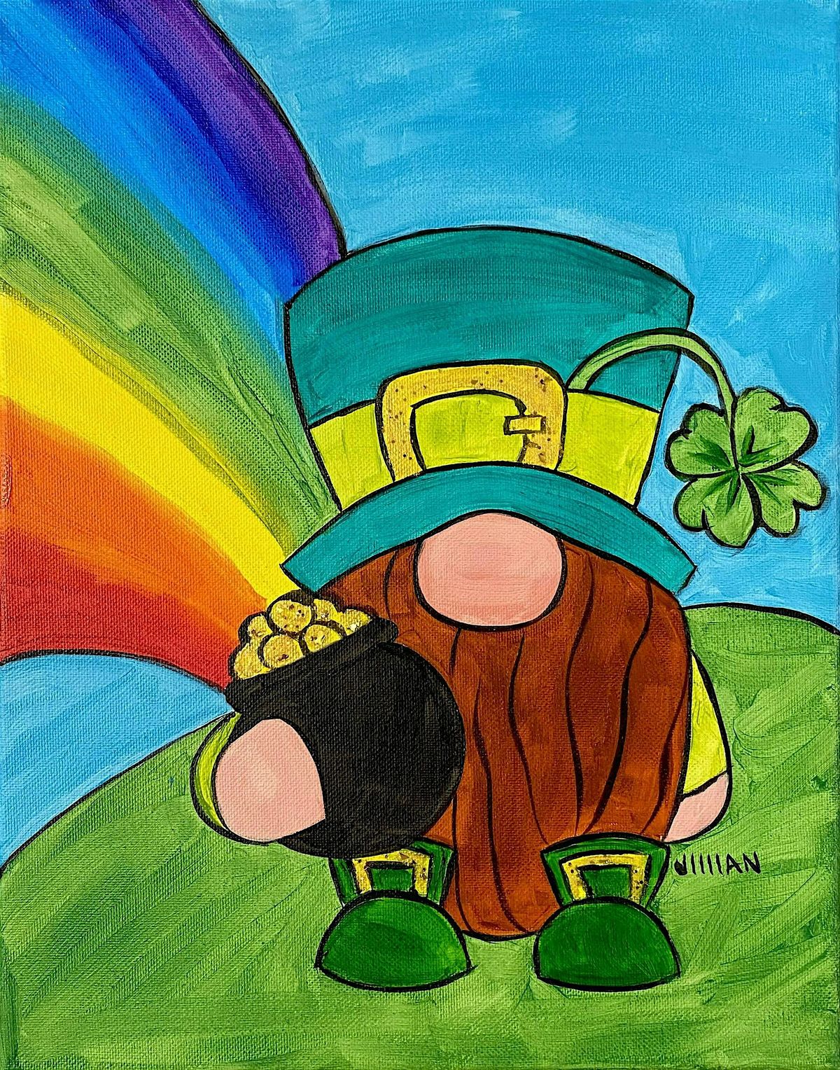 St.Patrick\u2019s Gnome Paint Party