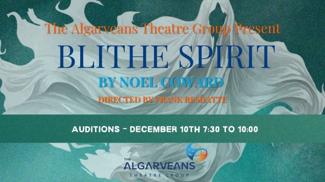 Blithe Spirit Auditions. (Show 13-16 March 2025) 