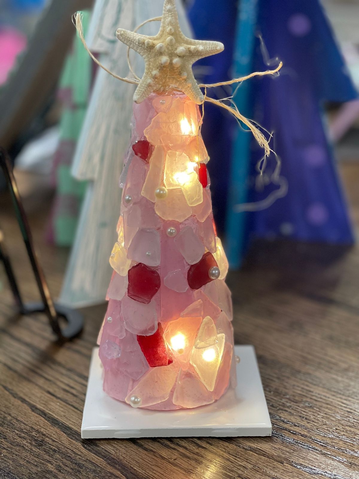 Pretty in Pink Seaglass Tree Workshop