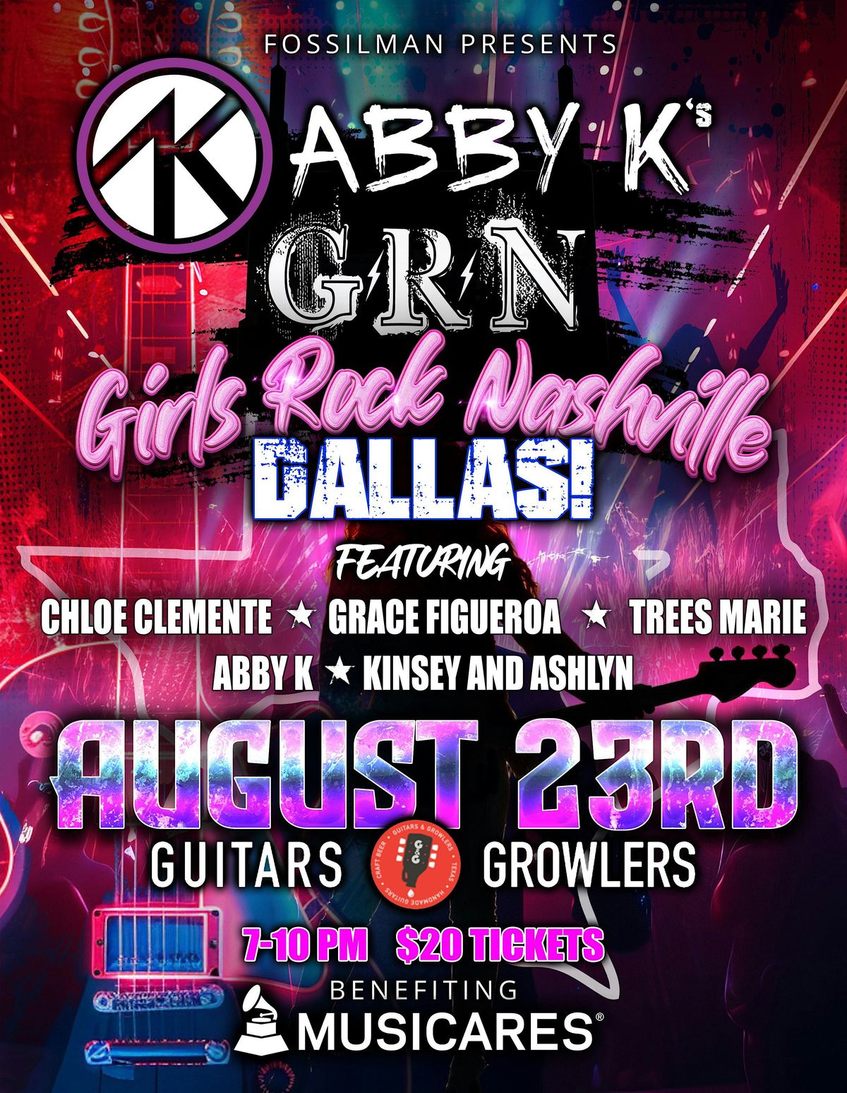 Abby K's Girls Rock Nashville - Dallas!
