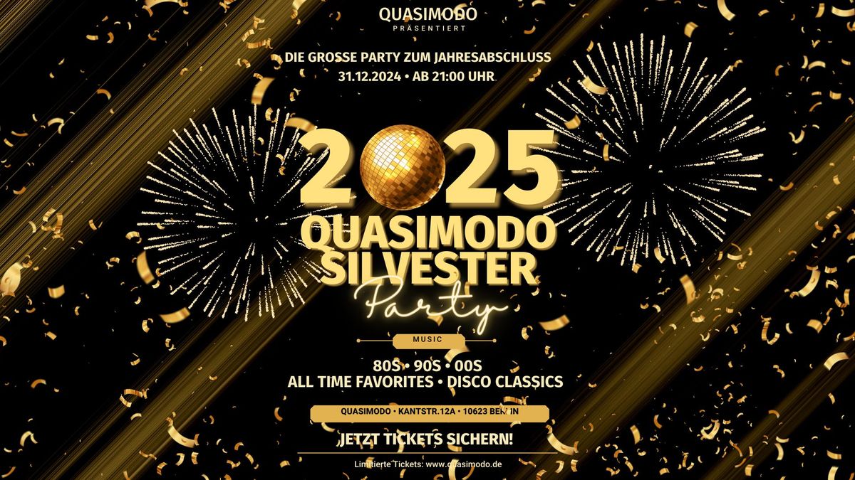 Quasimodo Silvester Party \u00b7 31.12.24