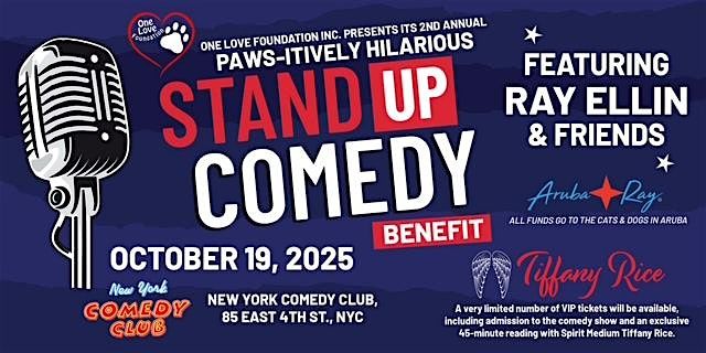 One Love Foundation's Paws-itively Hilarious Stand Up Comedy Benefit in NYC