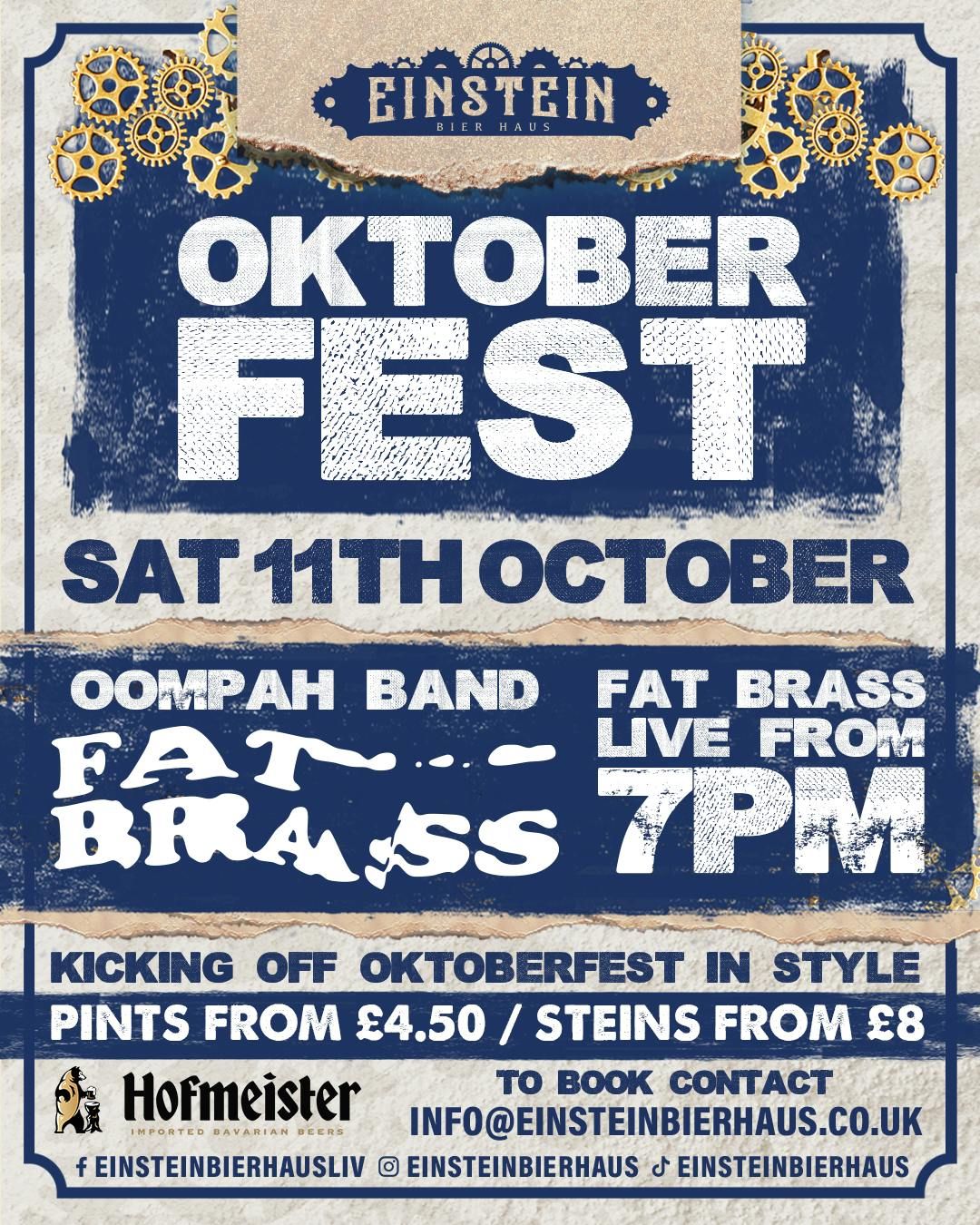 OKTOBERFEST SPECIAL - OOMPAH BAND (FAT BRASS)