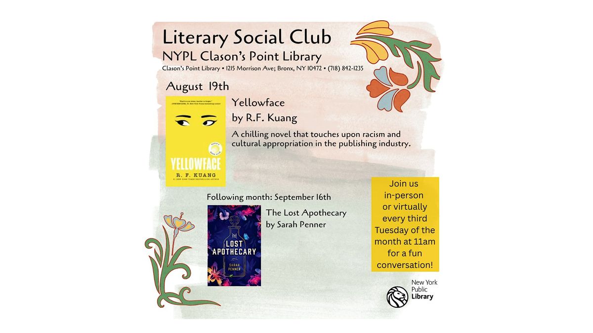 Literary Social Club: Yellowface