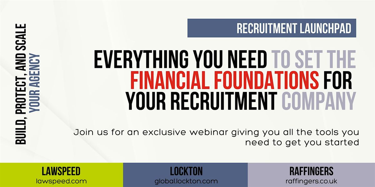 Setting the Financial Foundations for Recruitment Success