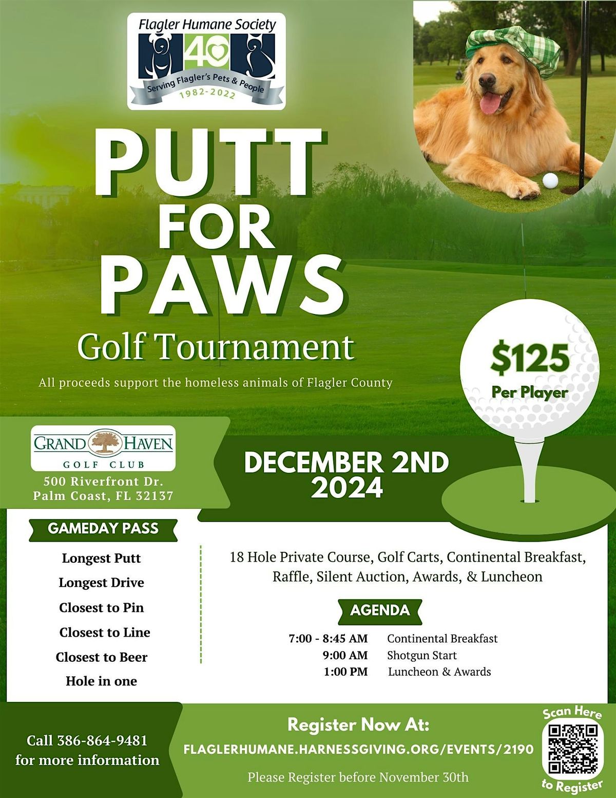 Putt for Paws Golf Tournament