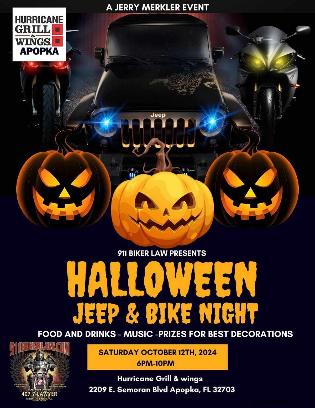 Jeep & Bike Night - Halloween Edition \ud83d\udd78\ufe0f