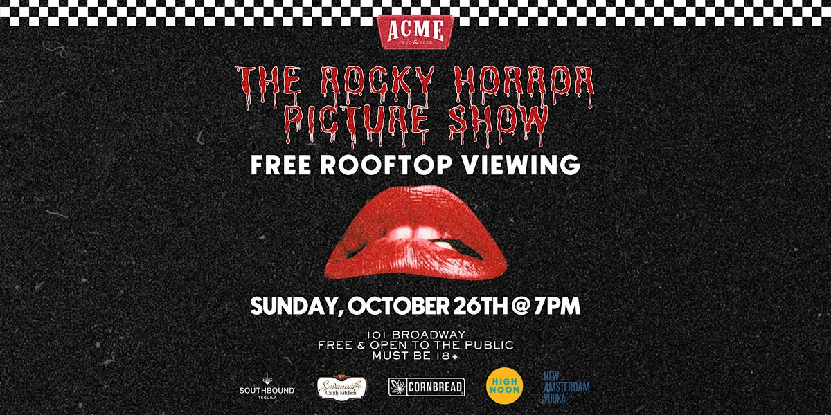 Free! Rooftop Rocky Horror Picture Show Screening - Downtown Nashville 18+