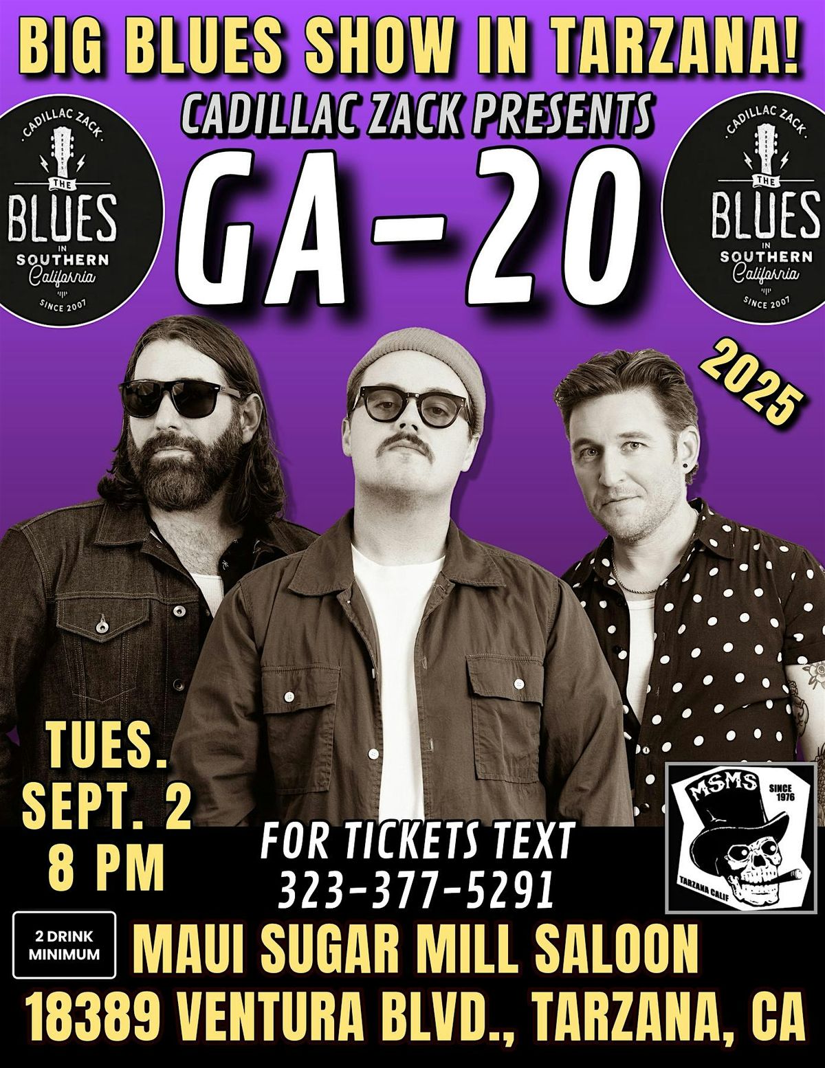 GA-20 - International Blues Sensations - in Tarzana!
