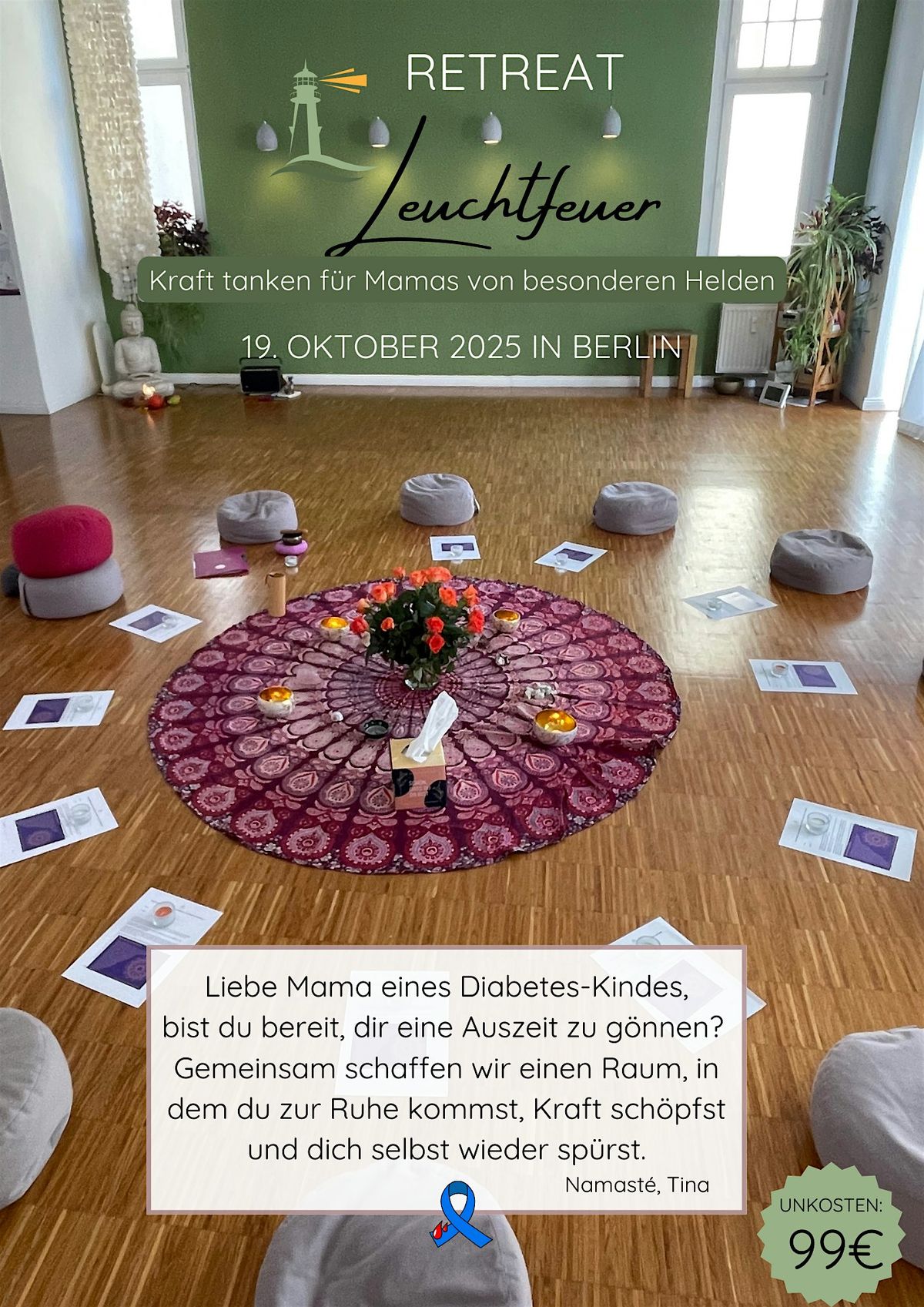 Tages-Retreat "Leuchtfeuer" f\u00fcr Mamis von Diabetes Typ1 Kindern