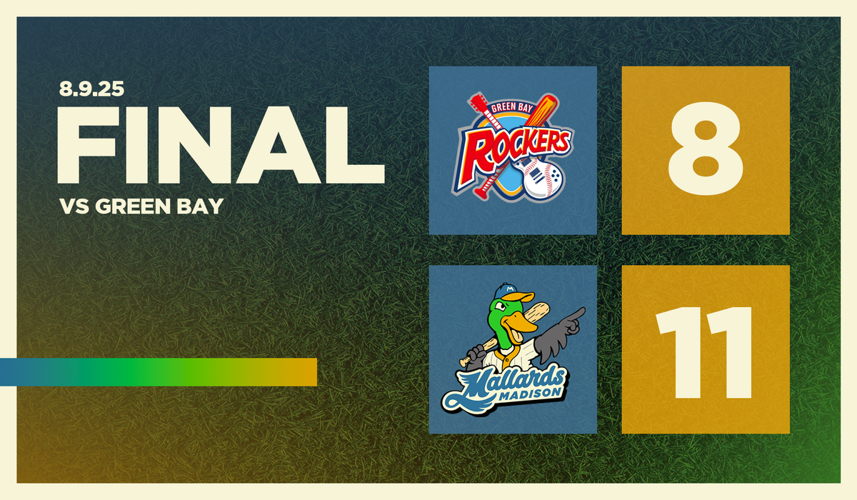 Green Bay Rockers at Madison Mallards at Warner Park