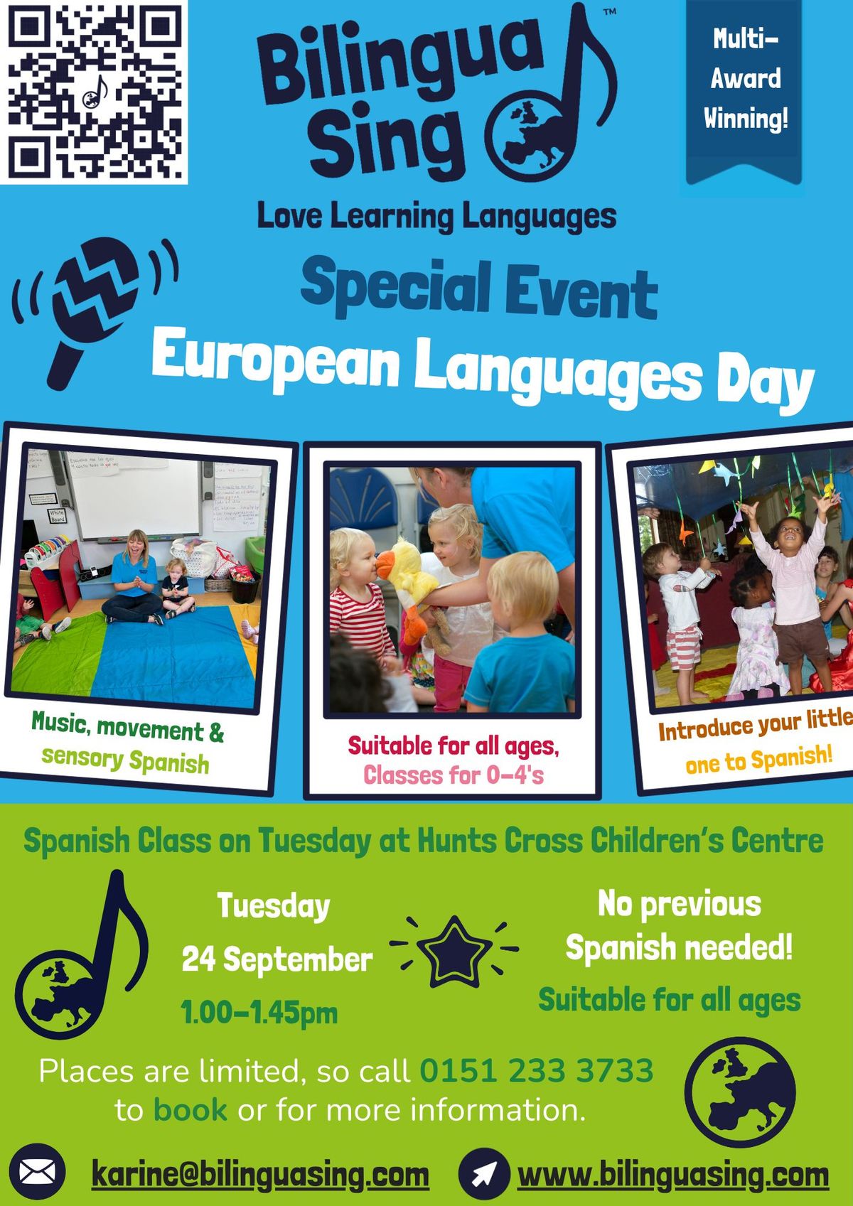 European Languages Day at Hunts Cross Children's Centre