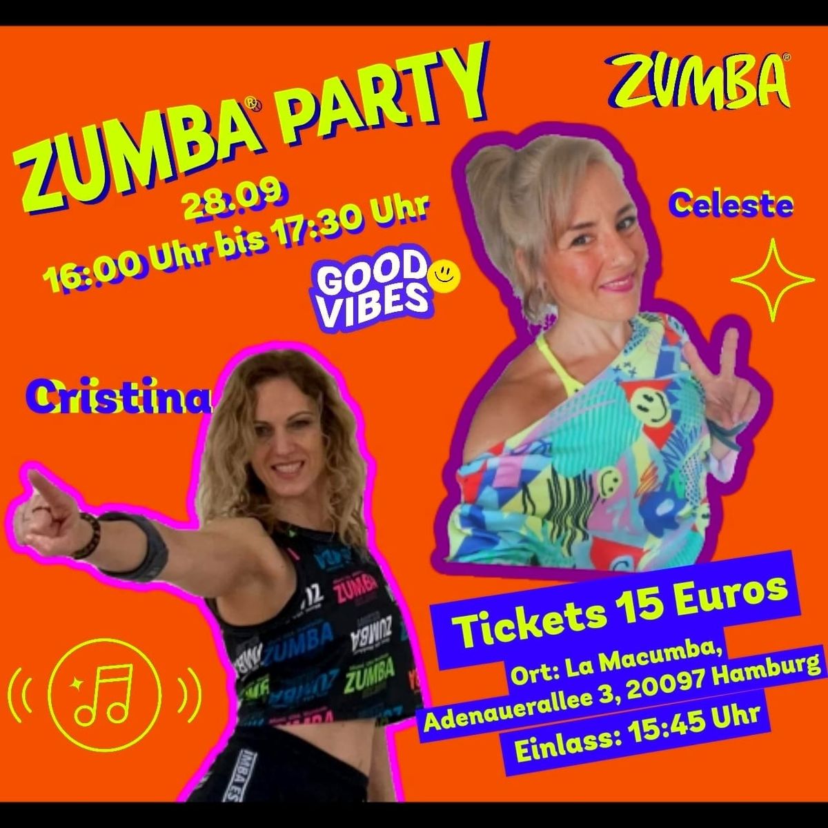 Zumba Party \ud83d\ude4c\ud83c\udffc Good Vibes\ud83c\udf89