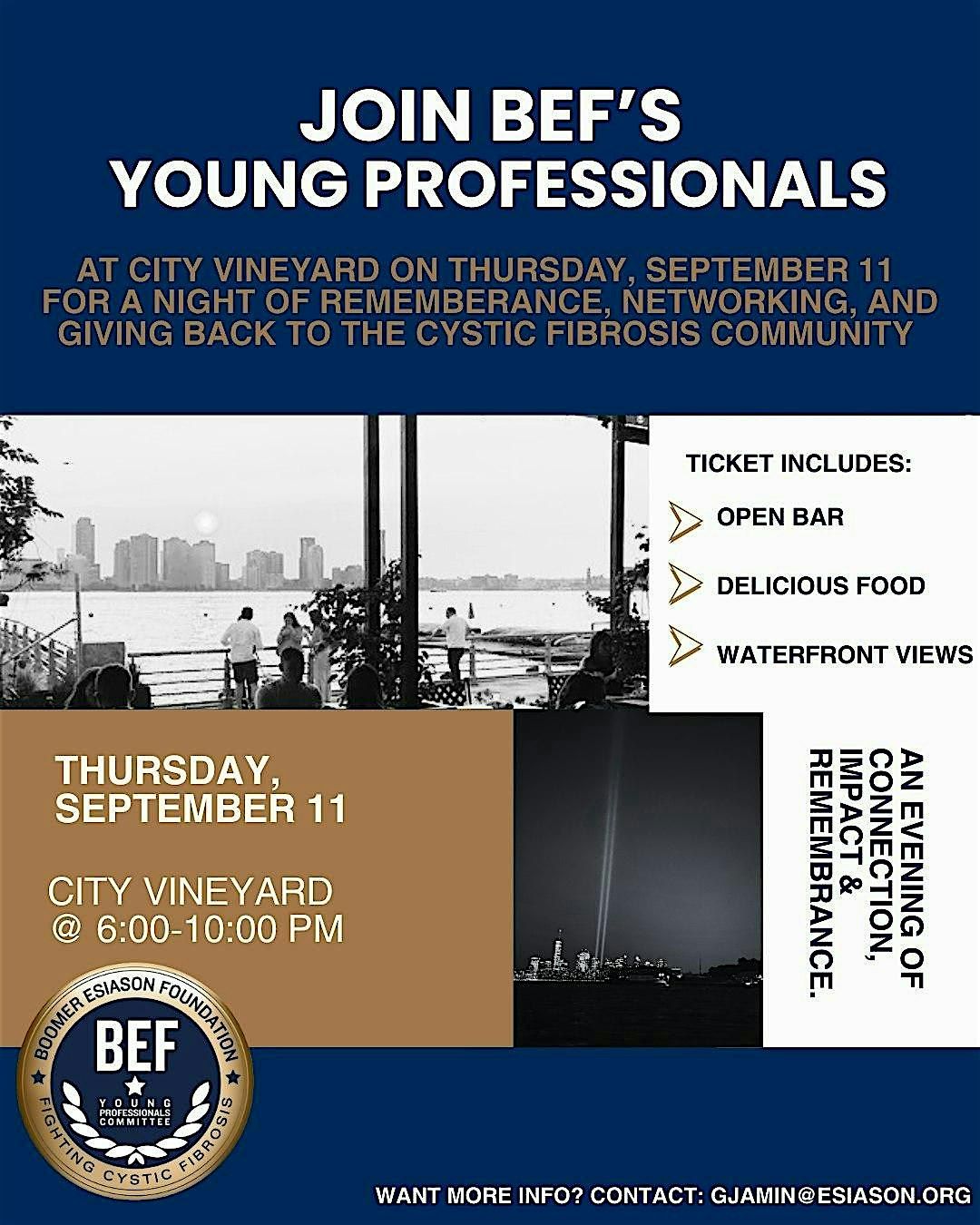Boomer Esiason Foundation Young Professionals Event at Refi Rock!