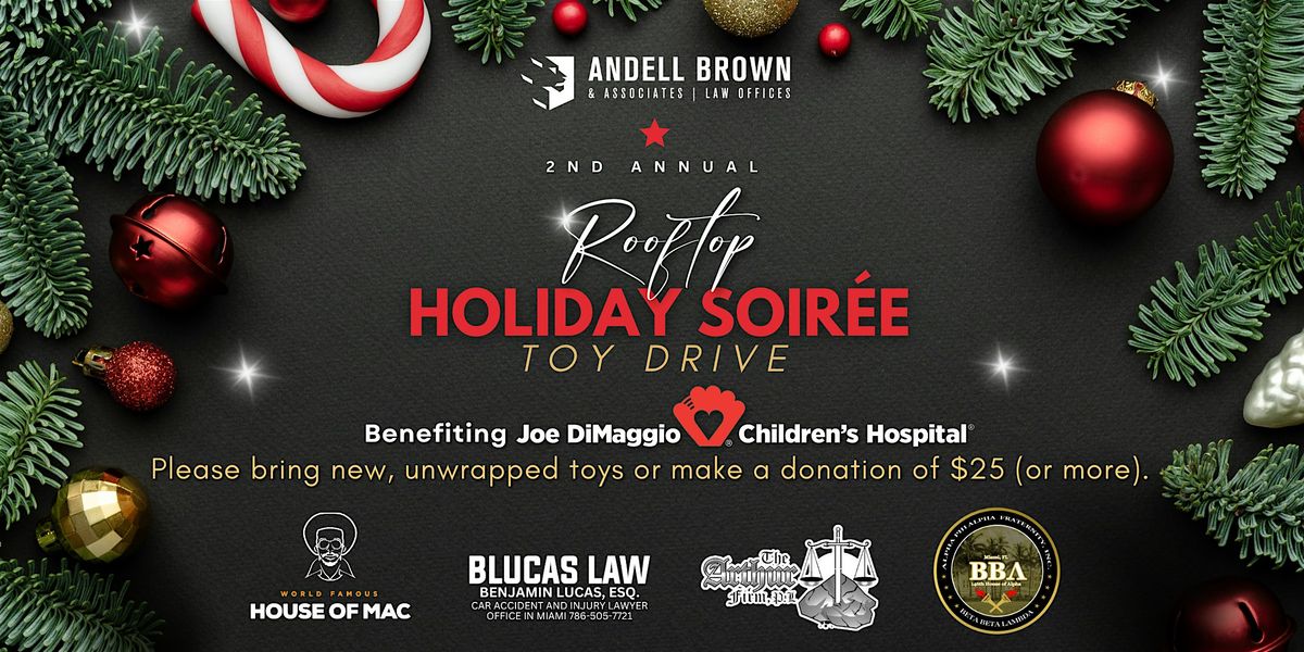 2nd Annual Rooftop Holiday Soir\u00e9e & Toy Drive