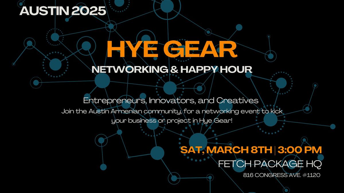 Hye Gear: Networking & Happy Hour