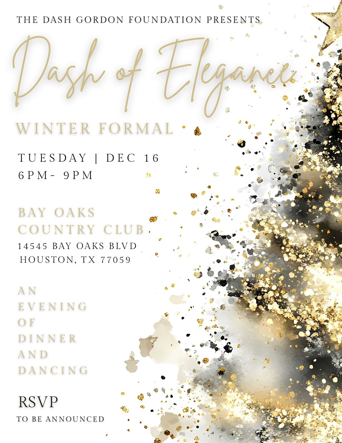 DASH OF ELEGANCE WINTER FORMAL