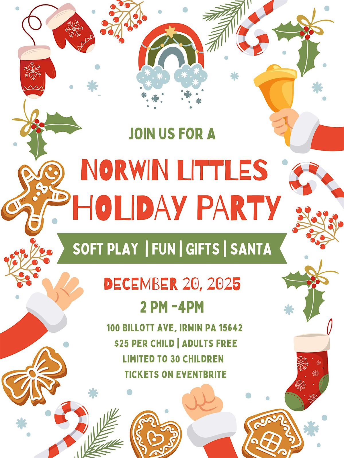 Norwin Littles Holiday Party: Winter Wonderland Playdate