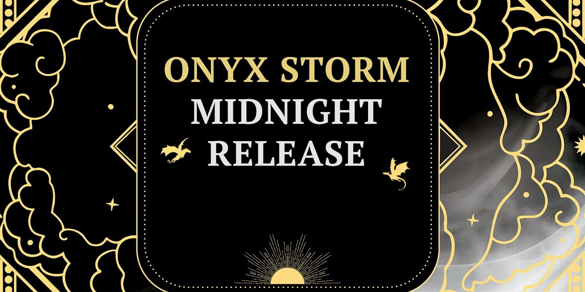 Onyx Storm Midnight Release at Whitcoulls Albany