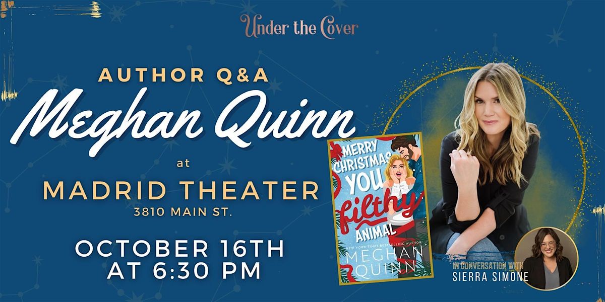 Merry Christmas You Filthy Animal Release Event with Meghan Quinn