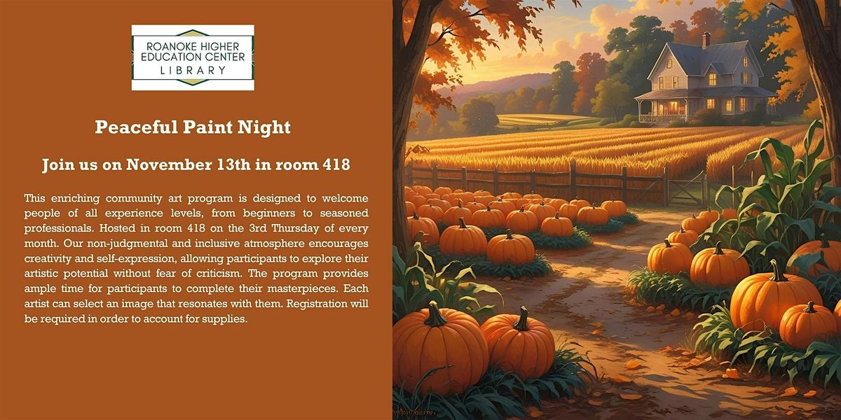 Peaceful Paint Night