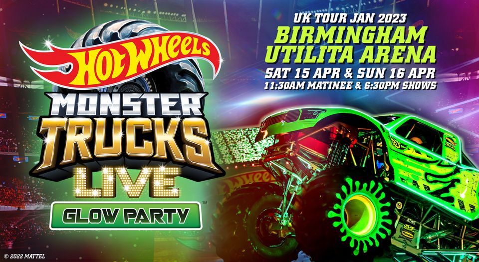 Hot Wheels Monster Trucks Live, Utilita Arena Birmingham, 15 April to ...