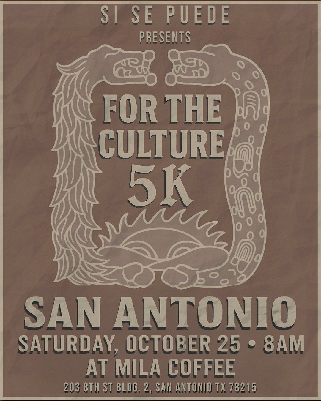 For the Culture 5k: San Antonio