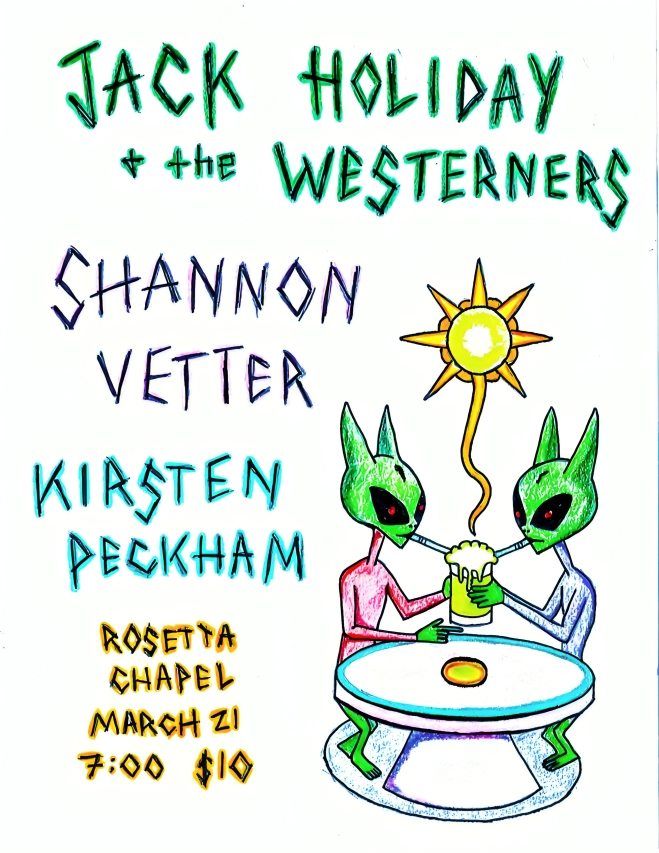 Shannon Vetter, Kirsten Peckham, Jack Holiday and the Westerners at Rosetta Chapel!