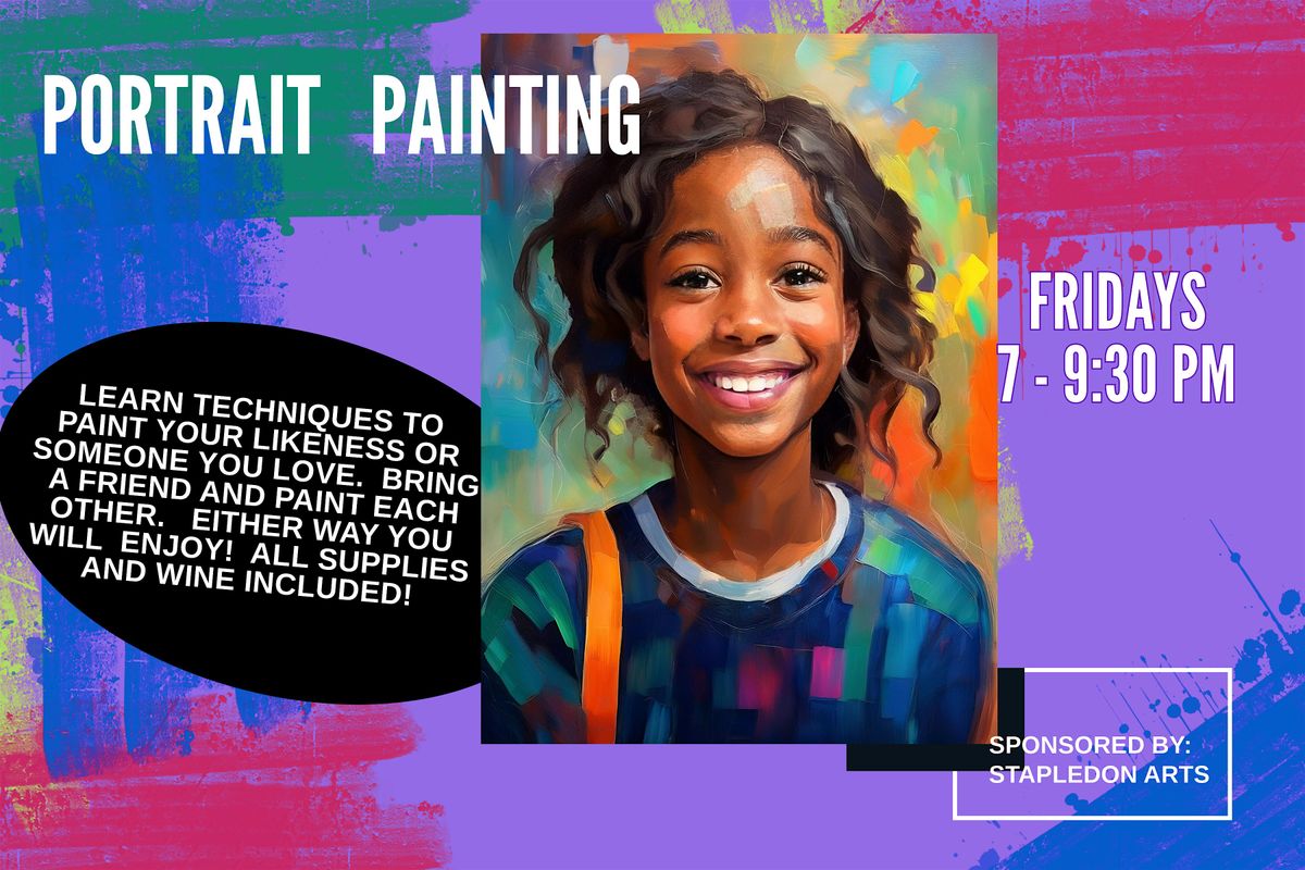 Portrait Paint & Sip