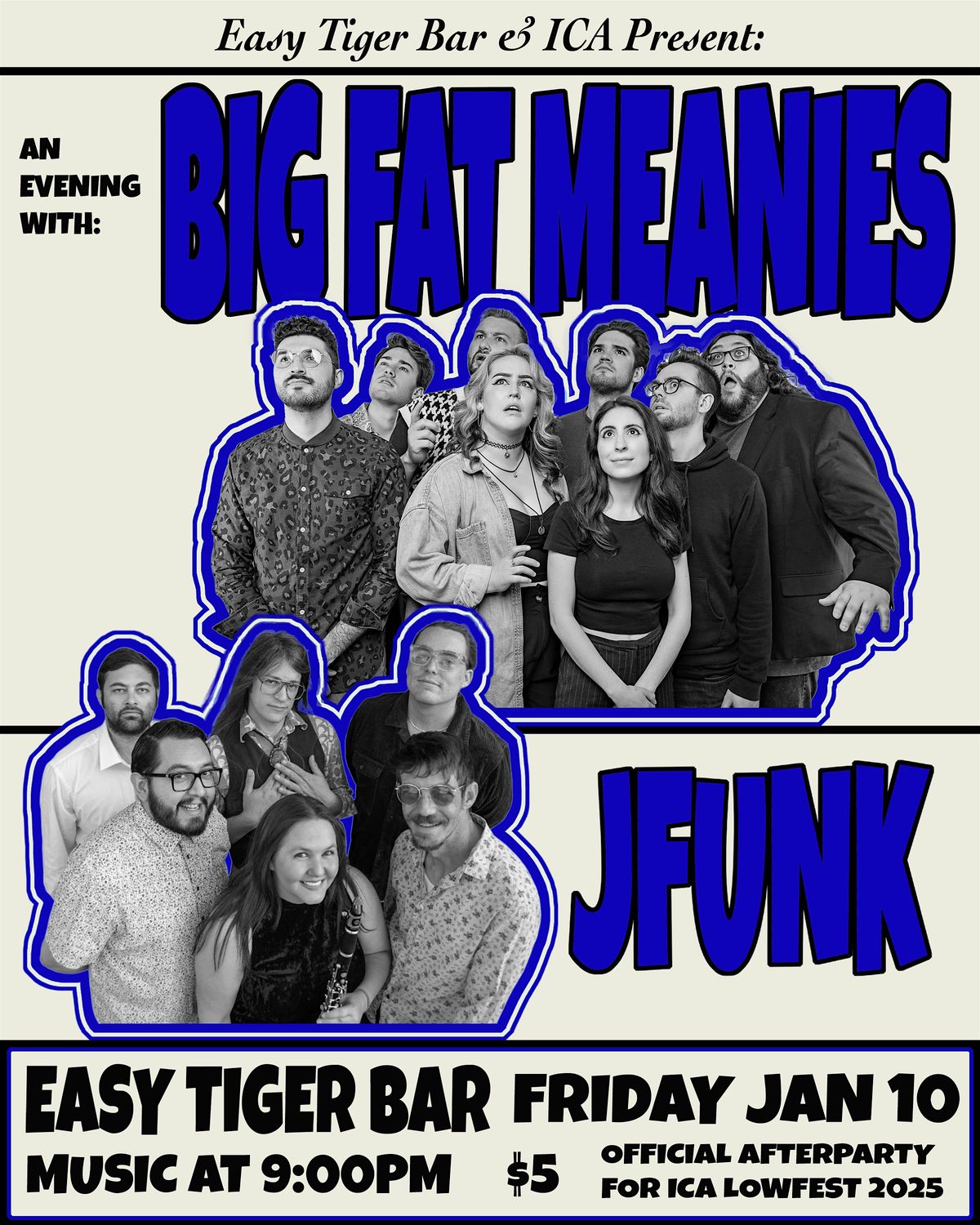 Big Fat Meanies & JFUNK @ Easy Tiger Bar