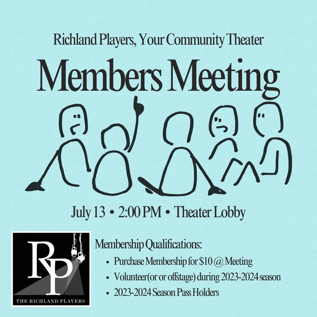 Member's Meeting - Richland Players Community Theater