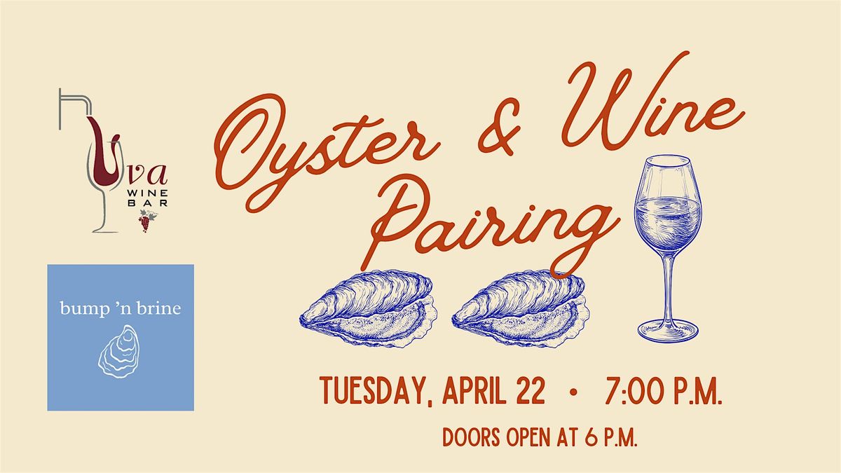 Oysters & Wine Pairing!