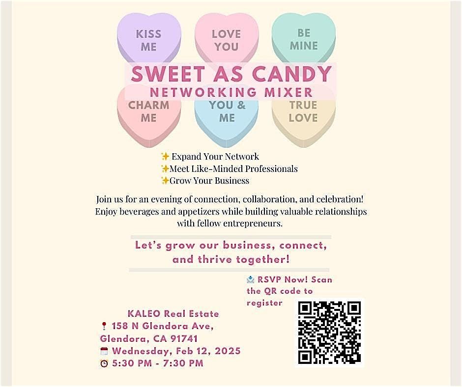 Sweet as Candy Networking Mixer